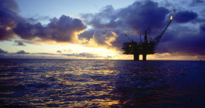 Førti år siden Norge fant olje på Ekofisk i Nordsjøen. Bildet er tatt av Statoil på Brent-feltet(Foto: Harald Pettersen)
