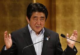 Statsminister Shinzo Abe in Japan is passed by China as the Worlds Second Largest Stock Exchange after America(Photo: PMOJ)