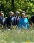 Angela Merkel leads the  G-7   meeting  in Germani the  7th of june 201q5( Photo Ap)