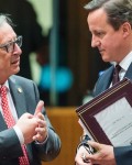 British Prime Minister David Cameron, right, speaks with European Commission President Jean-Claude Juncker in Brussels. For all Britain's talk of possibly leaving the European Union unless there is fundamental change, EU leaders are increasingly frustrated with the lack of clear proposals from Prime Minister David Cameron. (Photo:Associated  Press)