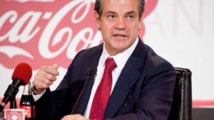 Marcos de Quinto i Coca Cola lansereer en ny global merkevarestrategi når verdens ledere samles til debatt i Davos( Foto: Coca-Cola)