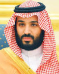 Kronprins Mohammed bin Salman  sa 4. januar at oljeselskapet Saudi Aramco skal børsnoteres( foto: adnews.com)