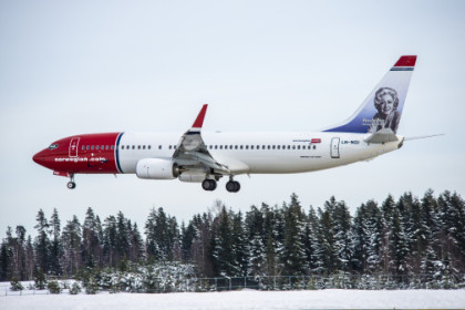 Direktør Bjørn kjos sier til nordens Nyheter at Norwegian satte ny rekord for antall flypassasjerer ifjor( Foto: Norwegian)