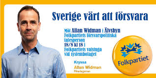 Formannen i den svenske forsvarskomiteen Allan Widman mener NATO-medlemsskap vil avskrekke Russland( Foto: Folkpartiet)
