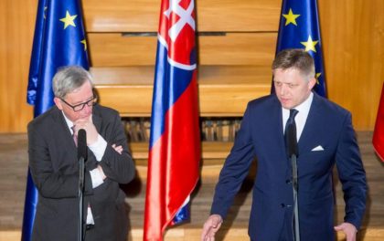 No more centralized institutions in EU. Slovakian prime minister Robert Fico right(Photo:Ap)