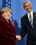 Angela  Merkel will meet Obama  and all the European leaders in Berlin friday( Foto. Associated Press)