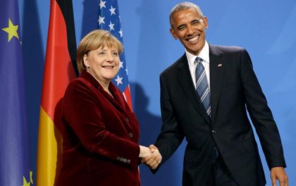 Angela Merkel will meet Obama and all the European leaders in Berlin friday( Foto. Associated Press)