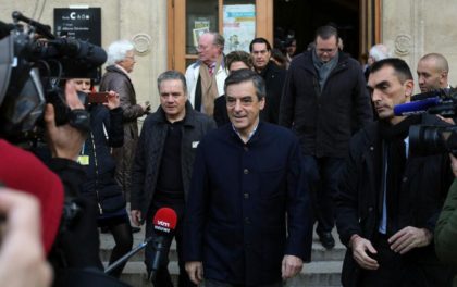 The republican partys candidate Fancosi Fillon in France isa favorite before the election(.(Photo: Republican Party)