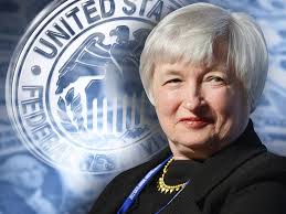 Chair woman Janet Yellen i Federal Reserve øker renten tre ganger i løpet av neste år( Foto: US Gov)