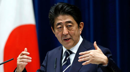Statsminister Shinzo Abe håper på ny økonomisk vekst med president Donald Trump( Foto: Yuga Shino)