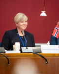 Anne Beathe Kristiansen Tvinnereim, minister (co-operation) Norway, at the Nordic Council session 2021 in Copenhagen.