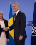 NATO Secretary General Jens Stoltenberg and the Prime Minister of Sweden, Magdalena Andersson