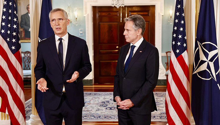 NATOs generalsekretær besøker Washington for å forberede toppmøtet i Vilnius