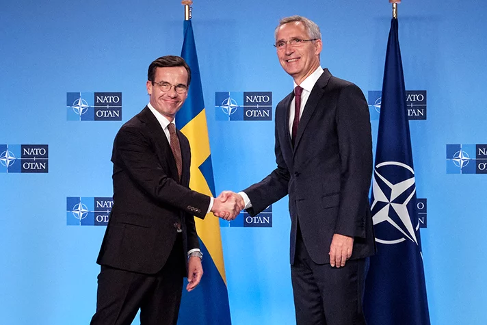 Direkte fra Sveriges NATO-seremoni