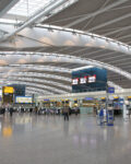 Charles De Gaulle Airport, Paris, Check-in area in Aerogare 2 (Terminal 2E) for international departures