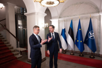 NATO Secretary General Mark Rutte with Alexander Stubb, President of Finland