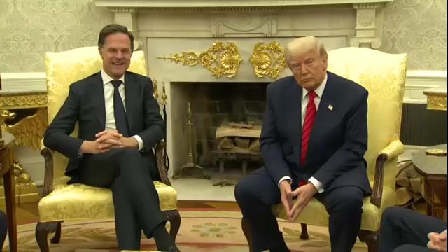 NATOs generalsekretær Mark Rutte mötte president Donald J. Trump i Det Hvite Hus.